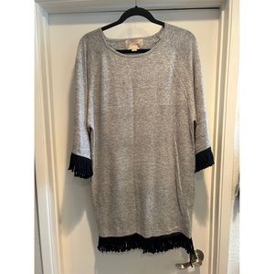 Fringe Sweater Dress